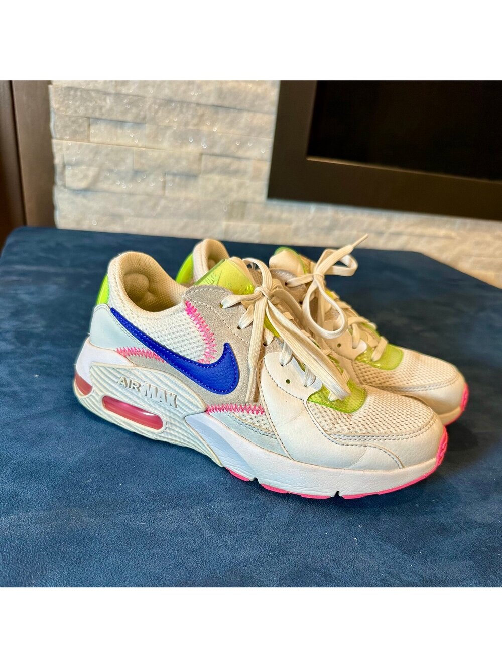 Nike Air Max Excee Women’s Running Shoes – White/Multi-Color – Size US 6.5